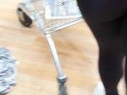 Candid Seethrough Leggings of Latina Babe in Shopping Mall Best Cameltoe and Booty POV 16/16