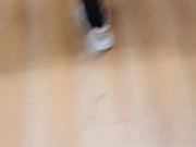 Candid Seethrough Leggings of Latina Babe in Shopping Mall Best Cameltoe and Booty POV 8/16