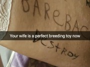 Inside my cheating hotwife pussy and womb always lot of cum! [Cuckold Snapchat Compilation]