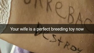 Inside my cheating hotwife pussy and womb always lot of cum! [Cuckold Snapchat Compilation]