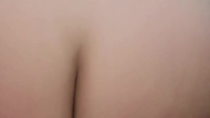 Blonde babe rides dildo and trys anal