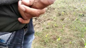 Indian masturbation in outdoor handjob sex