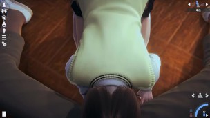 School uniforms　H　blow job　honey select2　japanese