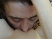 The mistress put on a chain and made her lick her wet hot pussy PussyLicking 2/16