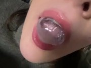 My wife makes me cum in her mouth 16/16