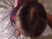 Gentle sex with 18 year old in black ankle length socks turns me on so much I cum 3 times 5/16