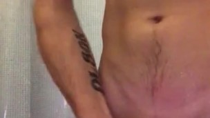 Dirty talk in the shower 