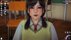 School uniforms　H　Face-to-face position　　honey select2　japanese