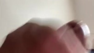 Cumshot on the stairs 