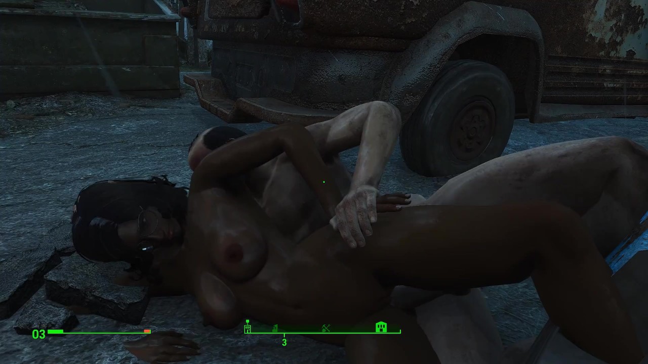 Gentle sex of a couple in the pouring rain in the game fallout 4 | PC gameplay - Free Sex Video - RedTube