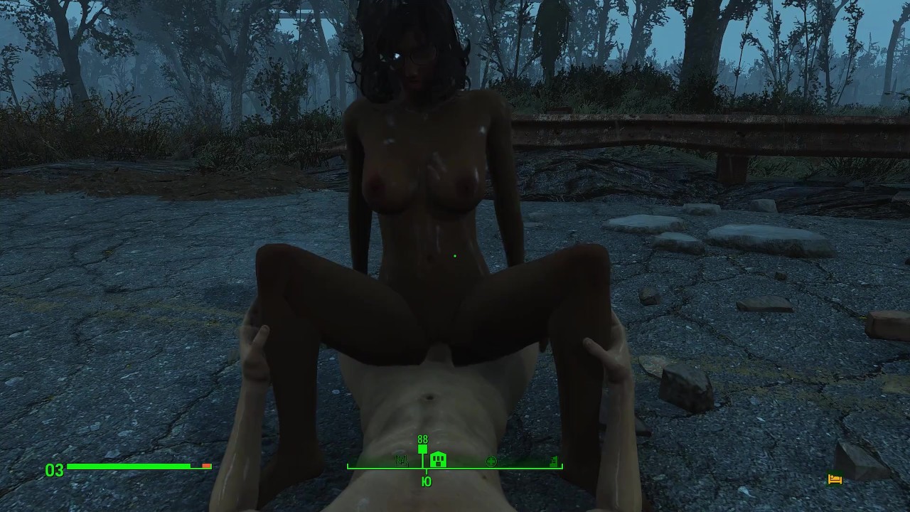 Gentle sex of a couple in the pouring rain in the game fallout 4 | PC gameplay - Free Sex Video - RedTube