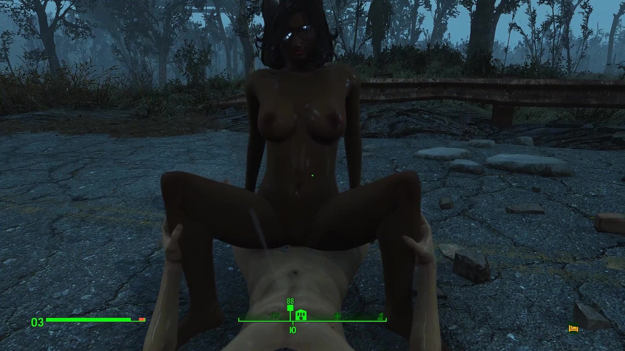 Gentle sex of a couple in the pouring rain in the game fallout 4 | PC gameplay - Free Sex Video - RedTube