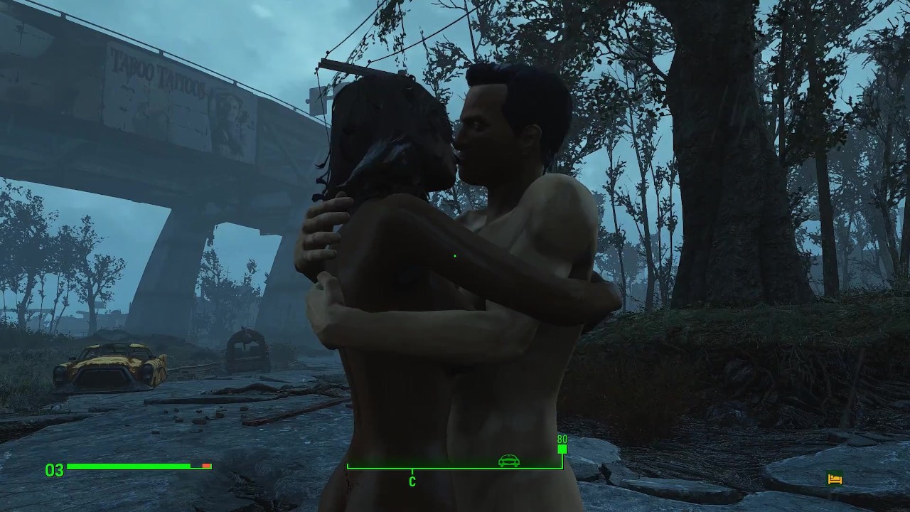 Gentle sex of a couple in the pouring rain in the game fallout 4 | PC gameplay - Free Sex Video - RedTube