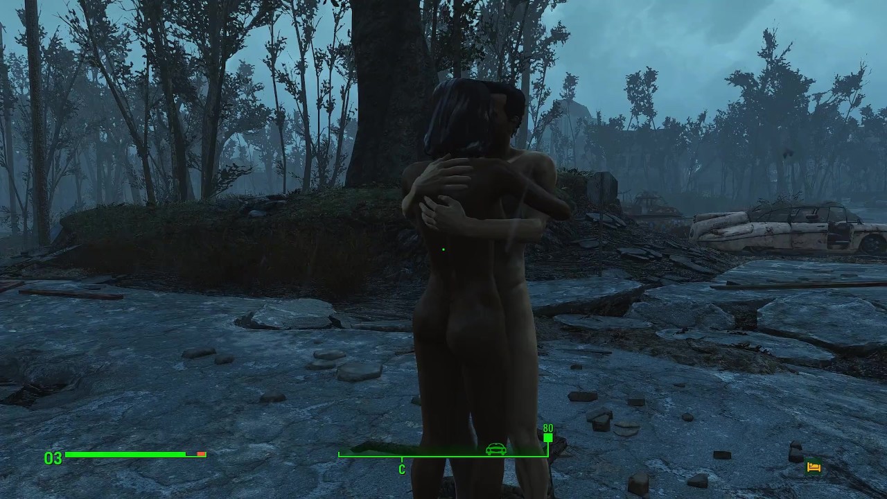 Gentle sex of a couple in the pouring rain in the game fallout 4 | PC gameplay - Free Sex Video - RedTube