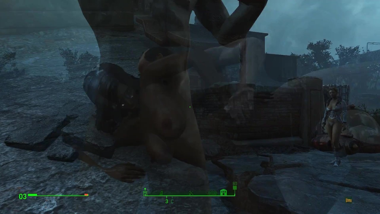 Gentle sex of a couple in the pouring rain in the game fallout 4 | PC gameplay - Free Sex Video - RedTube