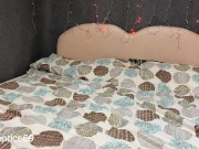 Связала парня, подрочила ему и не дала кончить. БДСМ. Фут фетиш 1/16