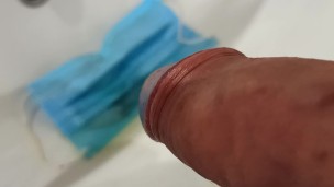 Pee on covid mask, nice smell now ;)