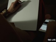 Lesbian beauty wants her hot girlfriend to watch her masturbating 1/16