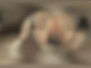 Pierced pussy fist herself and play with dildo in 4K 1/16