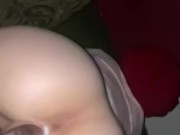 Creamy White Pussy Stroked By BBC 8/16