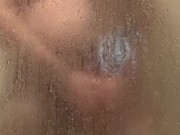Wet Shower Jerking Off
