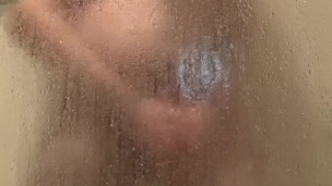 Wet Shower Jerking Off 
