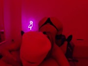 teen tries on her new balaclava and gets loads of cum in mouth 6/16