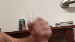 Married cock gets fist fucked on cam with buddies. 