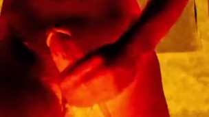 Fire dick handjob