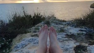 My feet after hiking - Part 2
