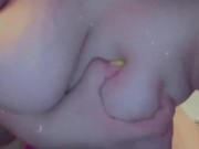 Princess sucking cock and bouncing tits 