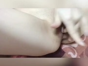 めんへらパイパン女子、指オナでイッてびくびく痙攣（素人、自撮り、無修正） 11/16