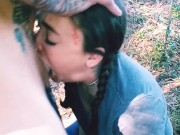 Face fucking beautiful babe for messy THROAT PIE 15/16