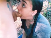 Face fucking beautiful babe for messy THROAT PIE 3/16