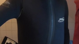 Gasmask with Neoprene suit