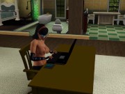 Porn model - before and after filming. The process of making porn in the sims 3 game | PC game 14/16