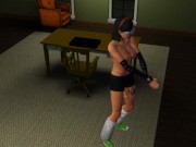Porn model - before and after filming. The process of making porn in the sims 3 game | PC game 2/16