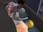 Cheated on her husband with her lover right in the same bed with him | Sex game 13/16