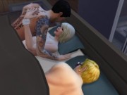 Cheated on her husband with her lover right in the same bed with him | Sex game 15/16