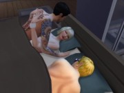 Cheated on her husband with her lover right in the same bed with him | Sex game 16/16