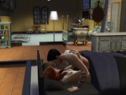 Cheated on her husband with her lover right in the same bed with him | Sex game 2/16