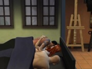 Cheated on her husband with her lover right in the same bed with him | Sex game 4/16