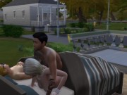 Cheated on her husband with her lover right in the same bed with him | Sex game 5/16