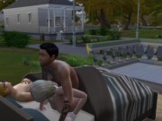 Cheated on her husband with her lover right in the same bed with him | Sex game 6/16