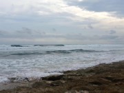 Romantic PEE from behind and against Wind # PISS on Stormy Beach 2/16