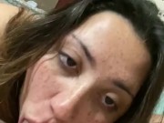 Passionate morning blowjob 13/16