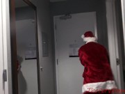 Black teen gets her asshole gaped by Santa On Christmas 1/16