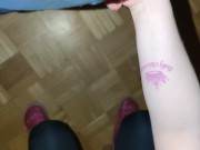 He cums on my huge tits in front of the xmastree *hugecumload* 2/16