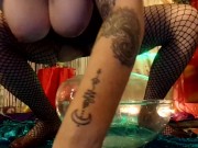 Femdom Humiliation Spit Worship! Human spit bucket, lick my spit off my feet & Pussy! JOI 9/16