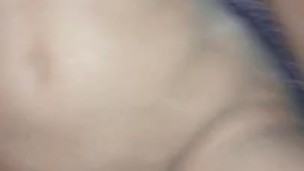 Cumming on my ebony sex Dolls stomach. Better than real pussy